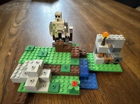 LEGO Minecraft 21123 THE IRON GOLEM 100% Complete + Instructions
