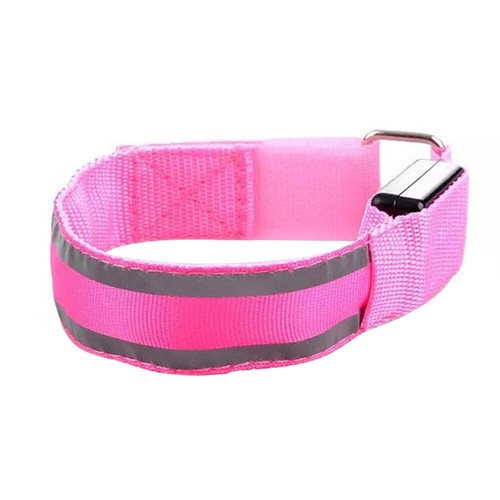 Reflective LED Light Arm Armband Strap Safety Belt For Night Running Cycling Etc - Picture 4 of 28
