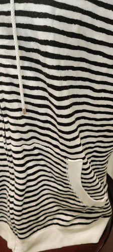 RALPH LAUREN Womens White Striped Sleeveless Crew Neck Hoodie Top XL NWT - Picture 4 of 8