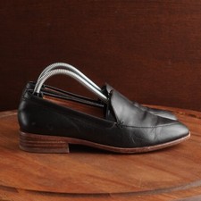 Madewell Loafer Womens SZ 6 Black Frances Leather Slip On Casual Classic Shoes