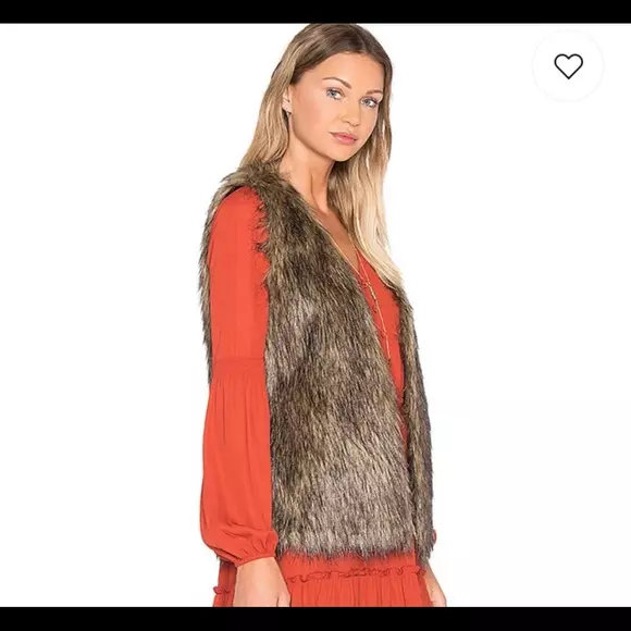 Bb dakota faux fur vest clearance