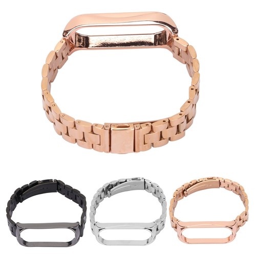 Smartwatch Wrist Band Strap Stainless Steel Anti Lost With Double Latch Fold UK - Picture 8 of 12