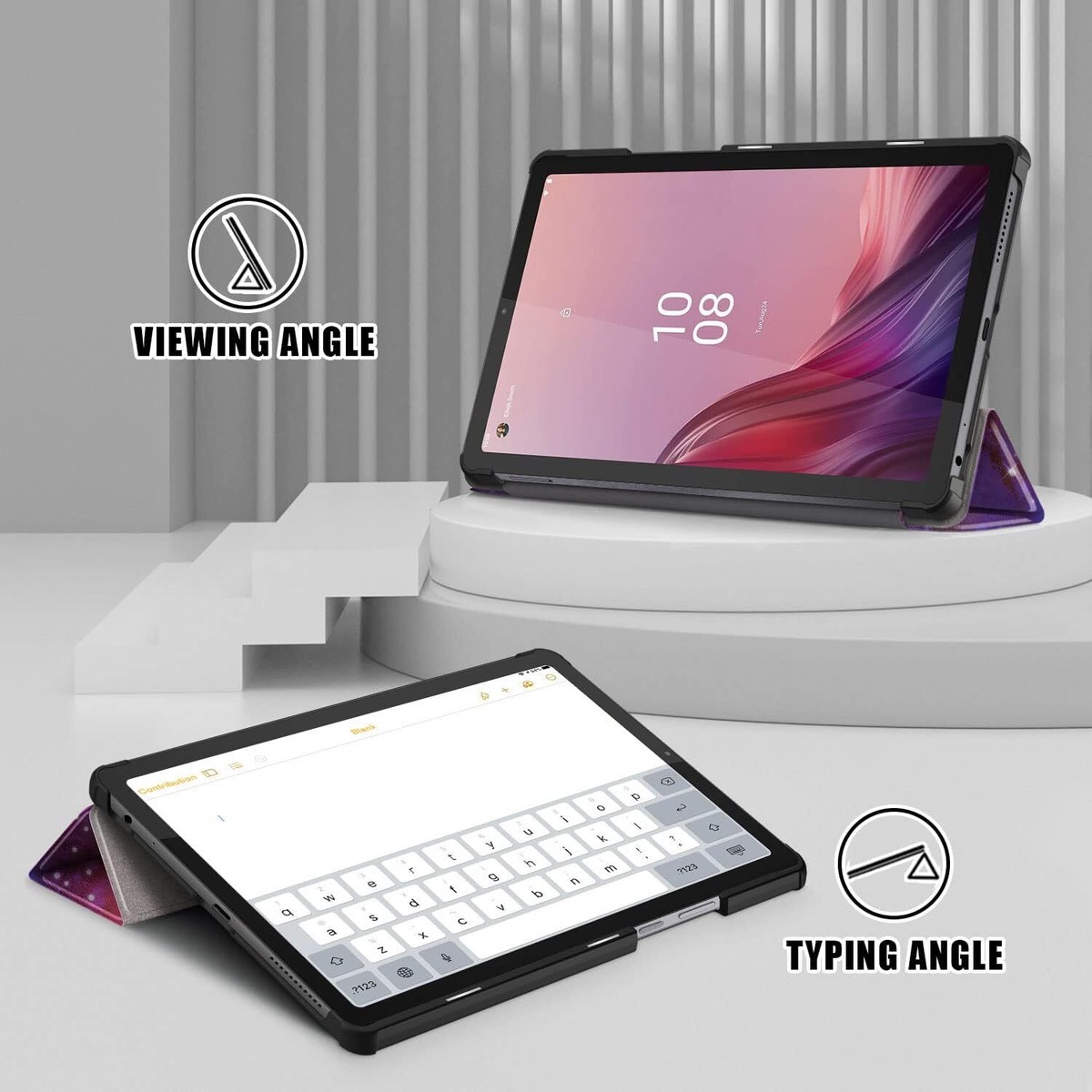 Custodia Per Lenovo Tab M9 9 Pollici 2023 (TB310FU) - Cover Con Porta