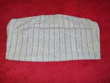 NEW M Gray Bandeau Ribbed Cropped Tube Top Soft Stretchy Summer Shirt Grey