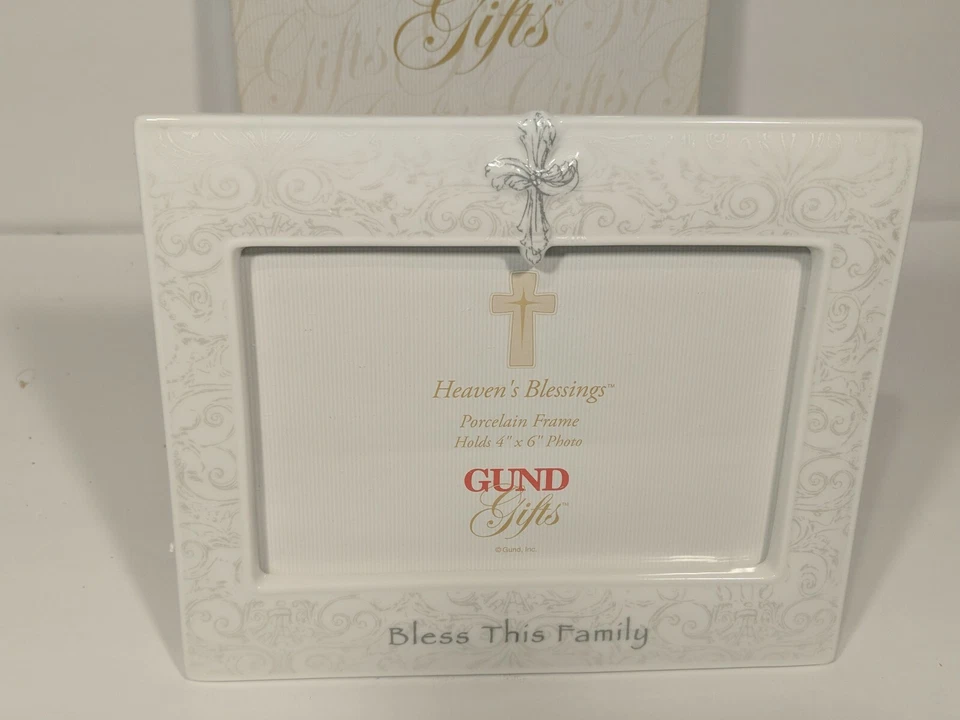 MARCO DE FOTOS DE PORCELANA BENDICIONES DEL CIELO (4 X 6) Foto 2 de 4