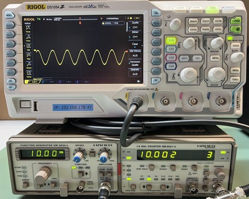 HAMEG Rohde Schwarz HM 8030-5 Funktionsgenerator Signalgenerator 5MHz - Bild 9 von 10