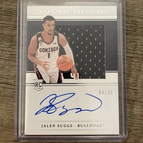2021 National Treasures Collegiate Jalen Suggs RPA CSS-JS 4/35 On Card Auto