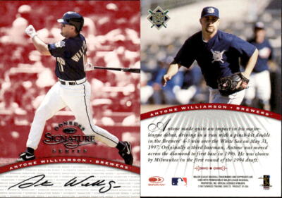 1997 Donruss Signature AUTO  #111 Antone Williamson/3900 - NM-MT