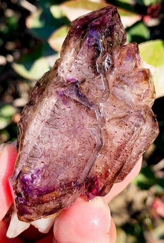 96,0g Diamant! Super Seven Skeletthaar Amethyst Quarz Kristall Simbabwe ie3377 - Bild 10 von 17