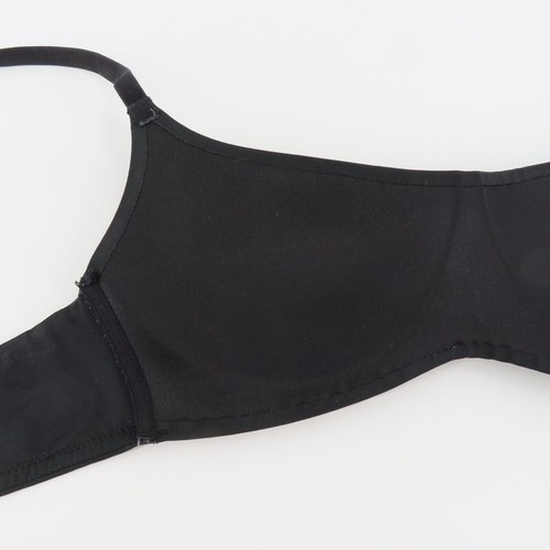 SO 32B Solid Black Perfect Wirefree Bra Padded Wireless Convertible Straps Women - Picture 7 of 12