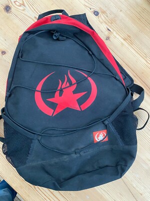PornStar Clothing Rucksack / Backpack. Extrem selten. Schwarz & Rot. Pornostar.