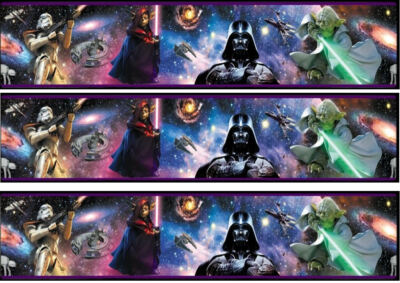 Tortenband Geburtstag Oblate - Fondant  Star Wars P3