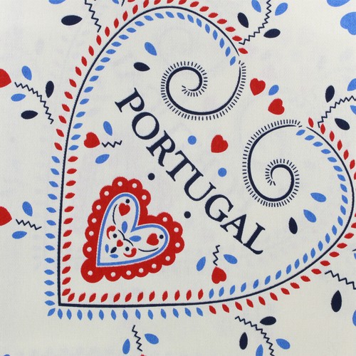 100% Cotton Limol Viana Heart Made in Portugal Tablecloth, Various Colors - Picture 11 of 18