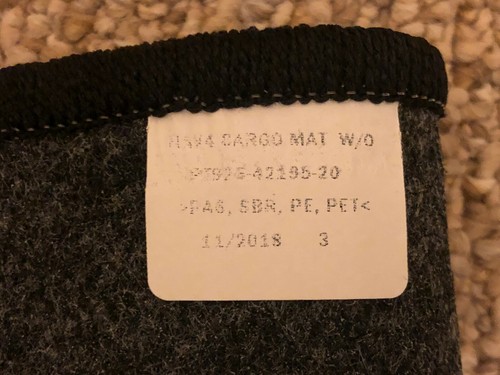 2019-2025 Toyota RAV4 Logo Genuine OEM Premium Carpet Cargo Mat 9264-2195 - Picture 4 of 5