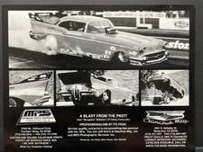 VRHTF NHRA COOL"TOM THE MONGOOSE MCEWEN" DANCHUK MFG HAND OUT B/W PHOTO 1 SIDED