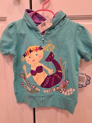 Lazoo Girls Hoodie Size 3T Mermaid NWT Bin C - Picture 1 of 5