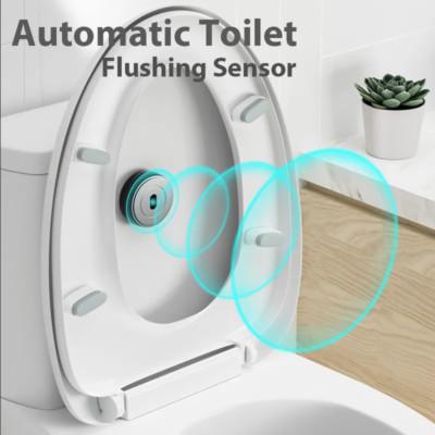 Automatischer Toilettenspülsensor - Haushaltsdefäkationssensor mit menschlichem Körper D