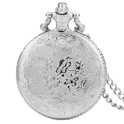 Retro Lujo Plata Masónico Masón Hombres Mujeres Cuarzo Reloj de Bolsillo Cadena Regalo - Imagen 3 de 9