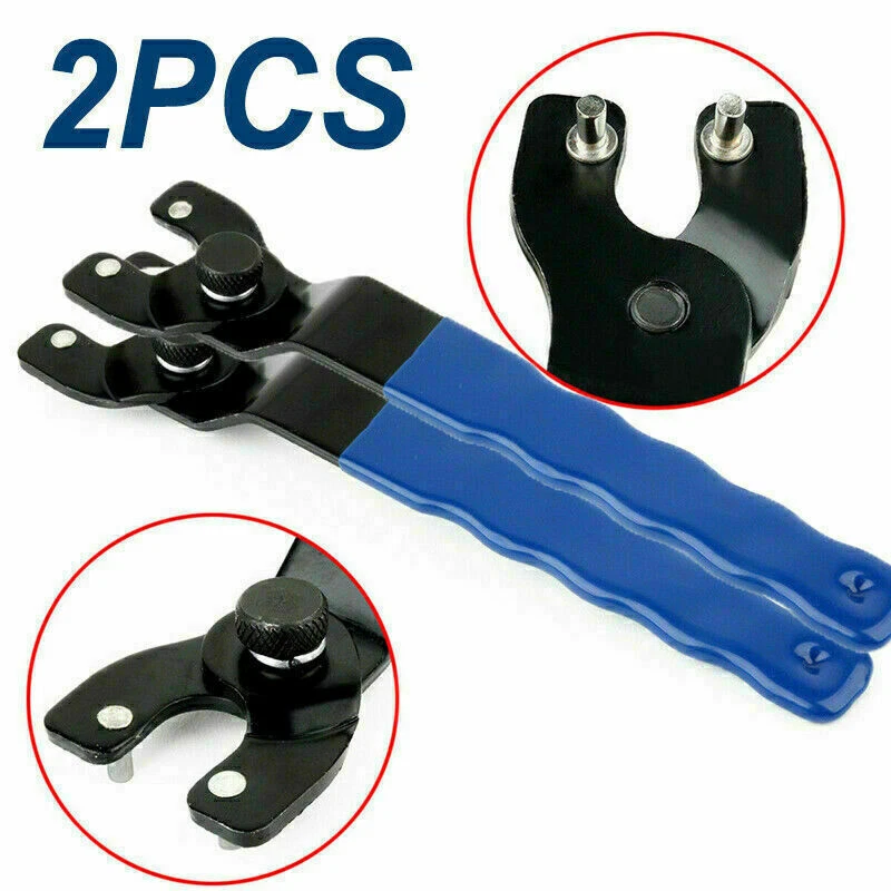 Universal Adjustable 2 Pin Spanner Wrench Angle Grinder Key 8 50mm Heavy Duty