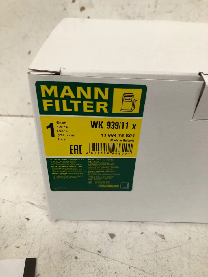 MANN-FILTER  Fuel filter for RENAULT CLIO MODUS / GRAND MODUS 1.5 dCi WK939/11x - Image 3 of 4