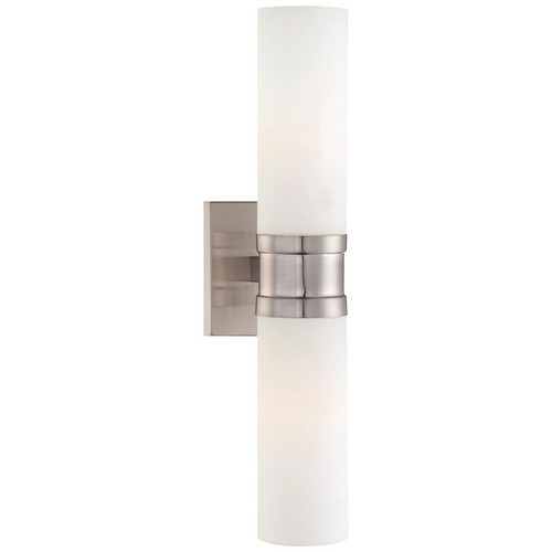 Minka Lavery 2 Light Sconce, Brushed Nickel - 4462-84