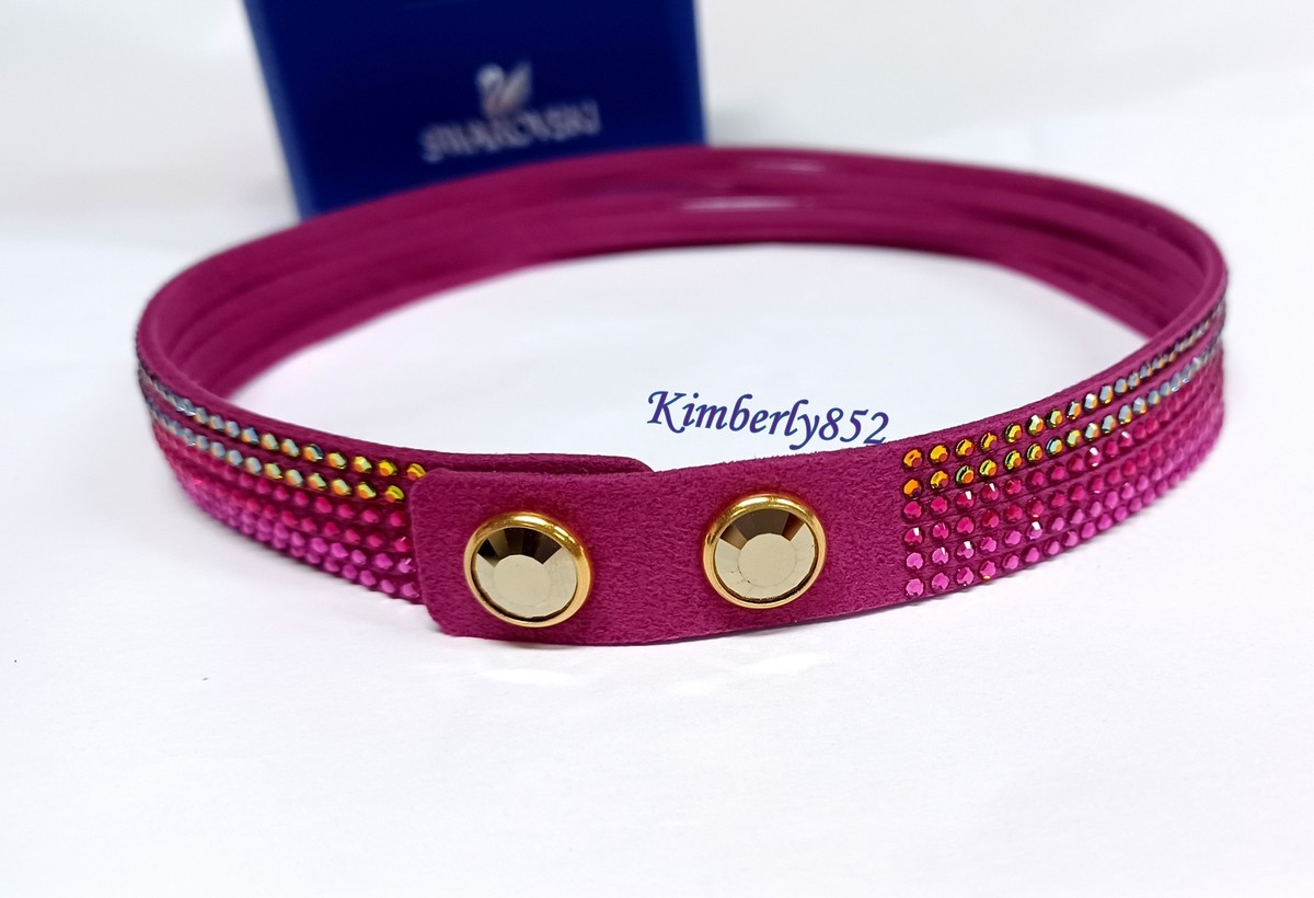 5035019 Swarovski Slake Fuchsia Bracelet Wrap Soft
