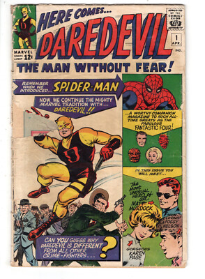 DAREDEVIL #1 (1964) - GRADE 1.8 - MARVEL 1ST APPEARANCE MURDOCK PAGE NELSON