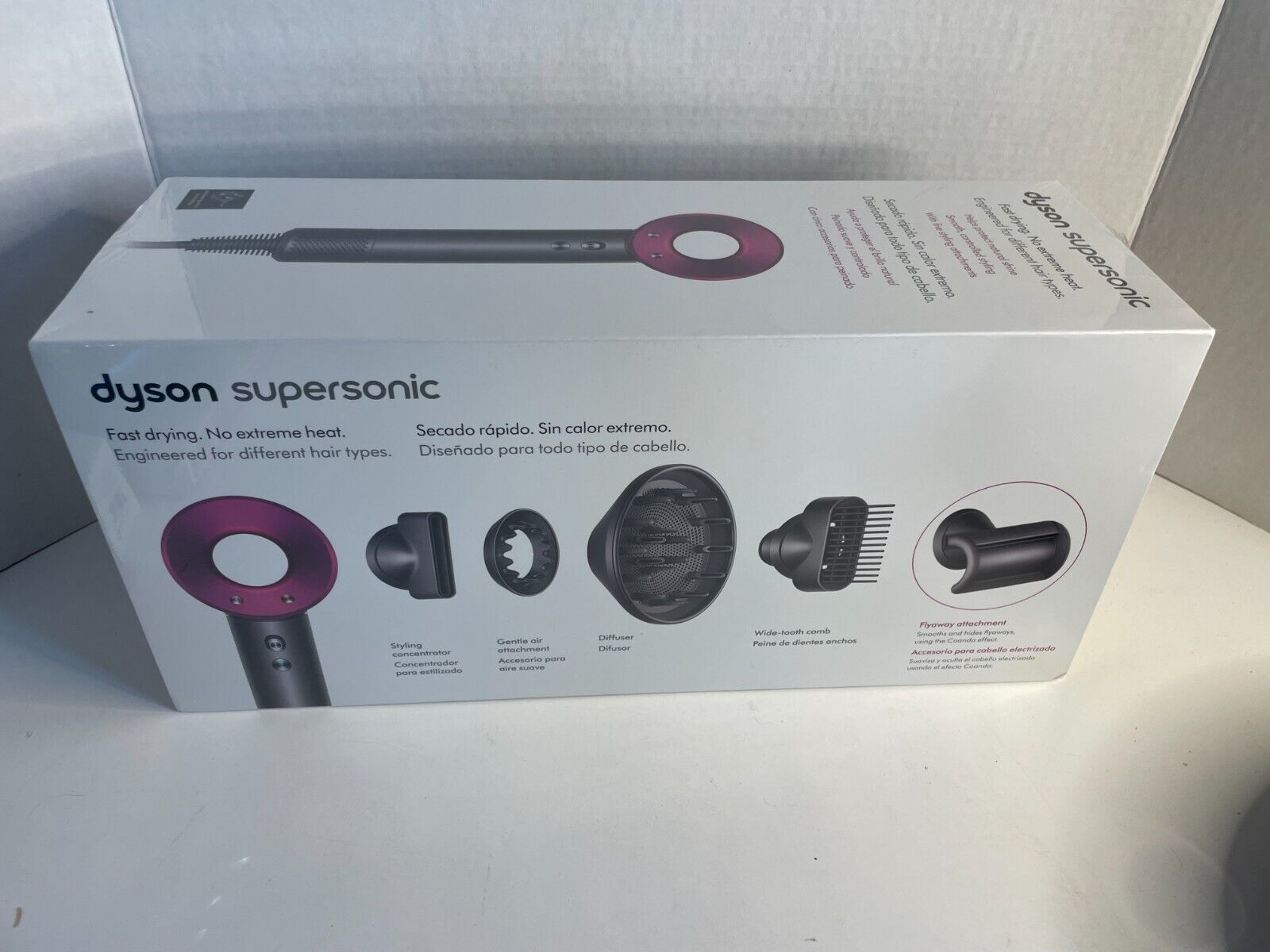 justere politik Indlejre NEW ❤ Dyson Supersonic Hair Dryer HD07 - Fuchsia SEALED | eBay