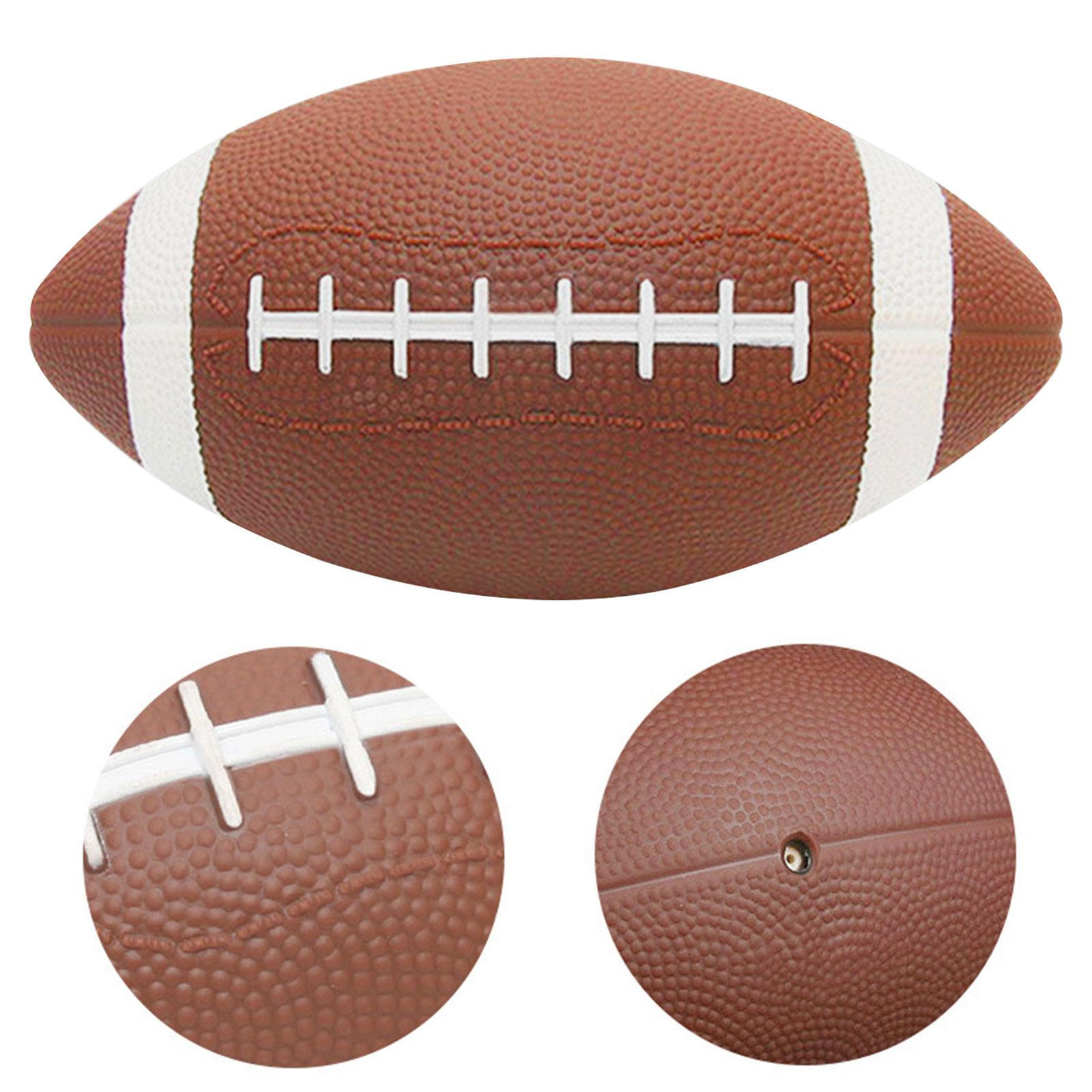 American Football Ball NonSlip Sports Junior Vintage Outdoor Footballs Leather eBay