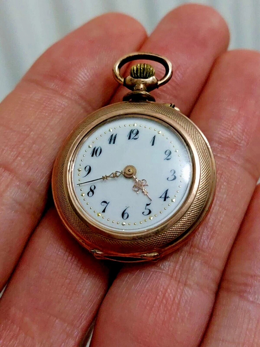 Ebay gold pocket clearance watch