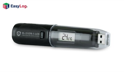 Lascar EL-21CFR-1-LCD Lascar 21CFR USB Temperature Data Logger w/ LCD Display