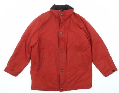 Weather Guard Herren Jacke rot Größe M Reißverschluss