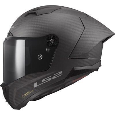 LS2 Motorcycle Helmet S - Thunder GP Aero Solid FF805 Carbon