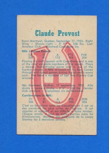 1960-61 PARKHURST 60-61 PARKIES NHL HOCKEY CARD 1-61 SEE LIST - Bild 189 von 223