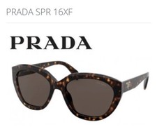 LENSES ONLY  PRADA PR SPR 16XF, not SPR 16X, solid brown LENSES ONLY