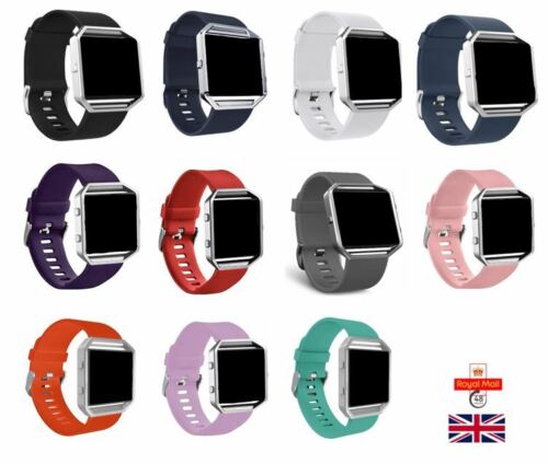 Pour FITBIT BLAZE SANGLE bracelet de remplacement différentes couleurs vendeur britannique - Photo 1/25
