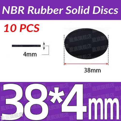 1mm-10mm thick NBR Rubber Solid Discs Flat Round Pad Sealing Non-Slip Cushioning - 第 123/251 張圖片
