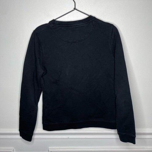 KENZO Evil Eye Embroidered Black Crewneck Sweatshirt Womens XS - Picture 6 of 8