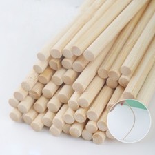 100PCS 30CM*2MM Thin Bamboo Stick for Model Wood Handmade Hobby Wooden Pieces