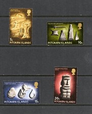 R6251 Pitcairn Island 1971 Polynesian artifacts 4v. MNH