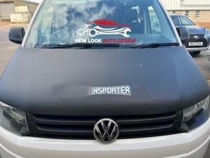 Haubenbra Bonnet Bra Steinschlagschutz kompatibel mit VW... Autoplane Steinschlagschutz voll Bra VW T5 2009 - 2015 Haubenbra... Haubenbra Bonnet Bra Steinschlagschutz für VW Transporter T5