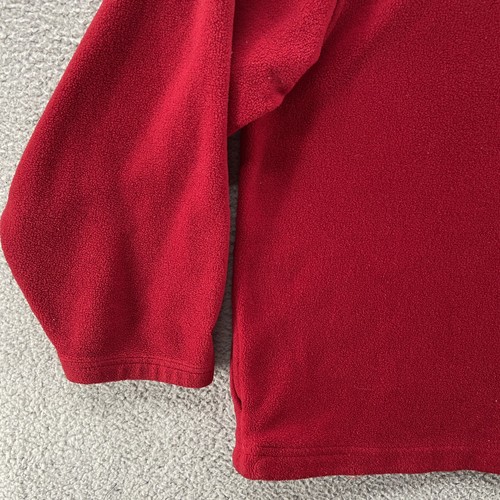 VINTAGE American Eagle Jacket Mens Extra Large 1/4 Zip Mock Neck Fleece Made USA - Picture 8 of 10