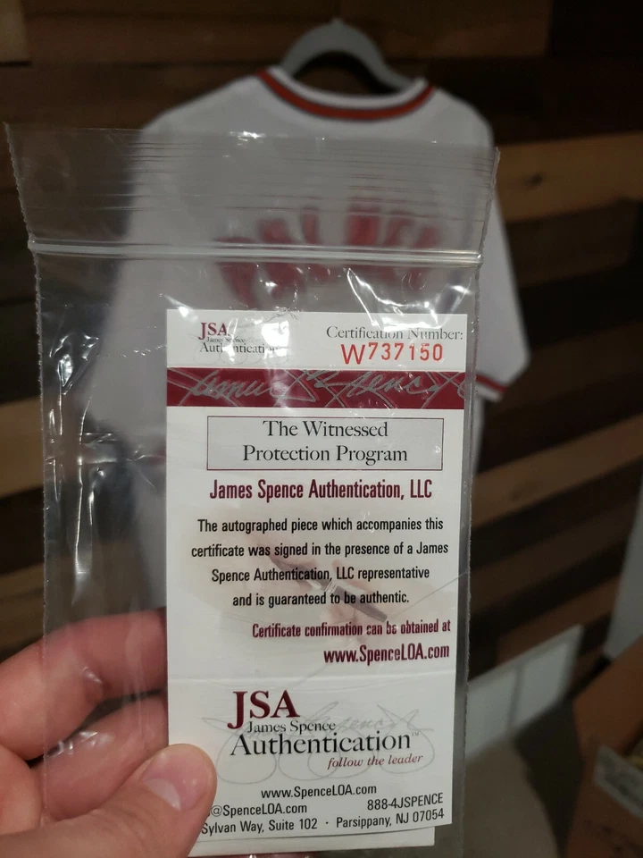 JIM PALMER AUTOGRAPHED CUSTOM REAL SIGNED BALTIMORE ORIOLES JERSEY JSA COA HOF - Image 4 of 4