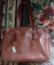 Grosse Tasche "Fabiani" mit kleinem Taeschchen,Kunstleder,braun