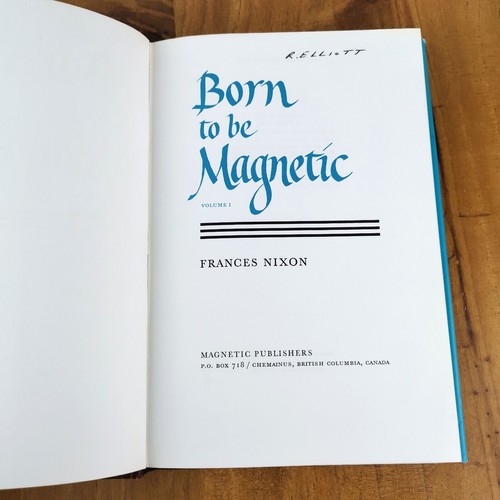 Born to Be Magnetic Volume 1 & 2 by Frances Nixon, Rare Books, Energy Waves HC - Picture 9 of 24