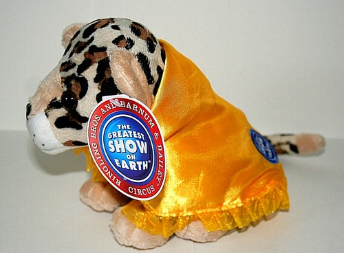 Ringling Brothers and Barnum Bailey Plush Circus Baby Leopard w/ Cape New NOS  - Picture 2 of 3