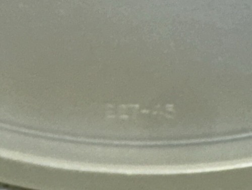 Tupperware Sheer Replacement Lid 227-45 Tab Vintage Tupper Seal USA - Picture 4 of 5