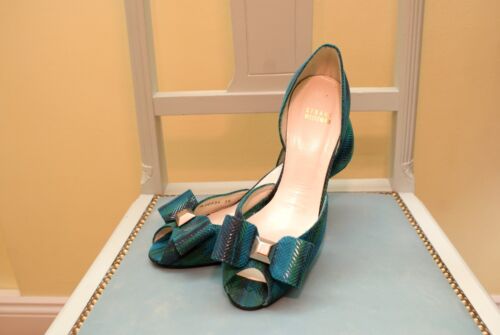 STUART WEITZMANN Peep Toes, Gr. 38, smaragdgrün, w.NEU - Bild 2 von 6