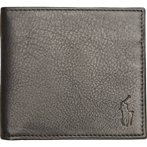 NWT Lauren Ralph Lauren Pebbled Leather Small Cameryn Flap Wallet 