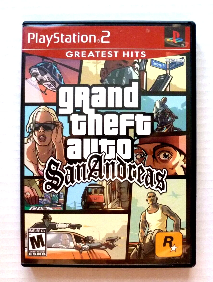 Capa do gta san andreas playstation 2